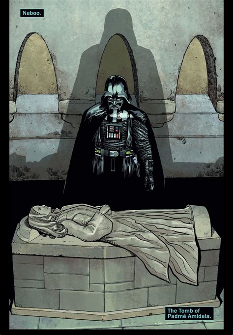 funeral of padme amidala|vader visiting padme's grave.